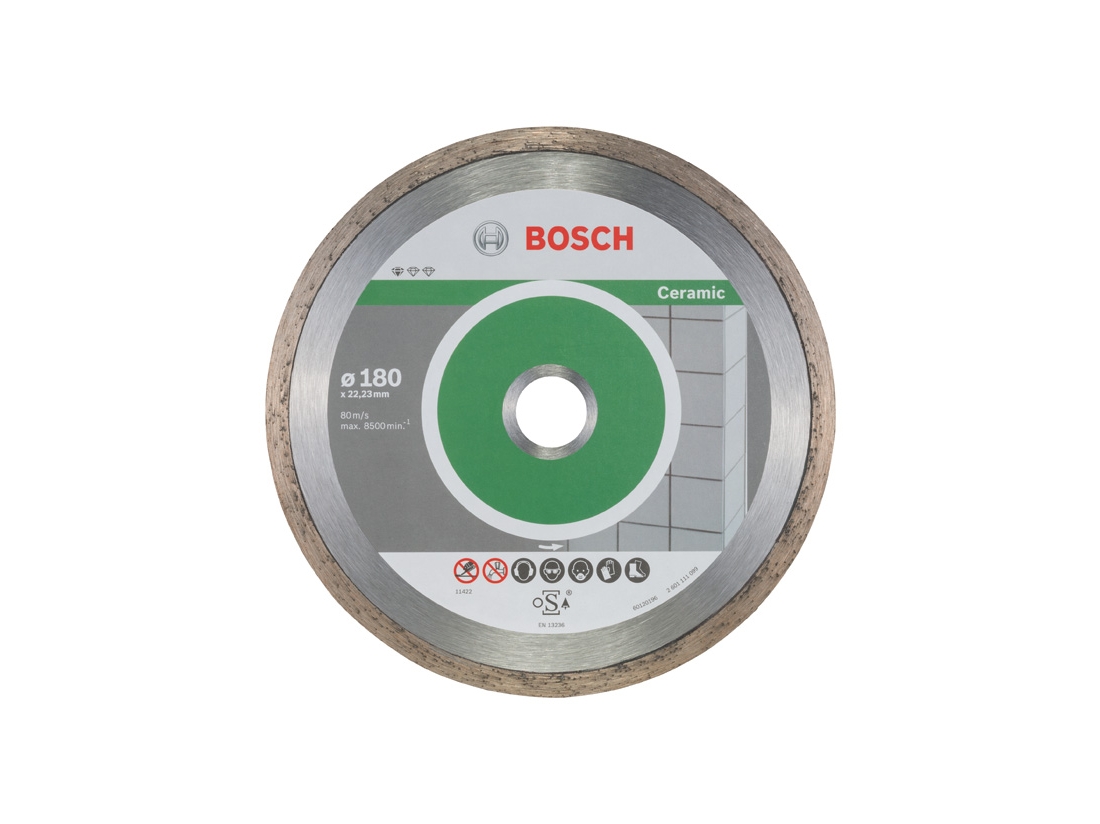 Bosch Diamantový dělicí kotouč Standard for Ceramic 180 x 22, 23 x 1, 6 x 7 mm PROFESSIONAL