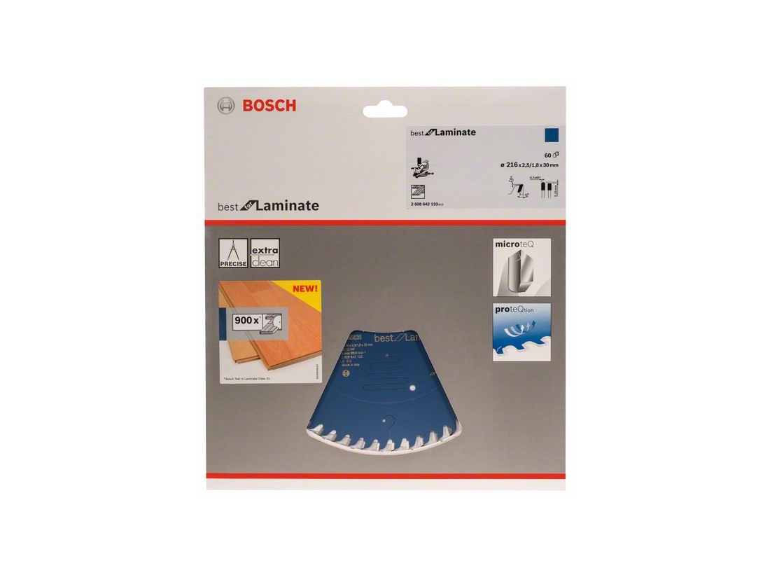 Bosch Pilový kotouč do okružních pil Best for Laminate 216 x 30 x 2, 5 mm, 60 PROFESSIONAL