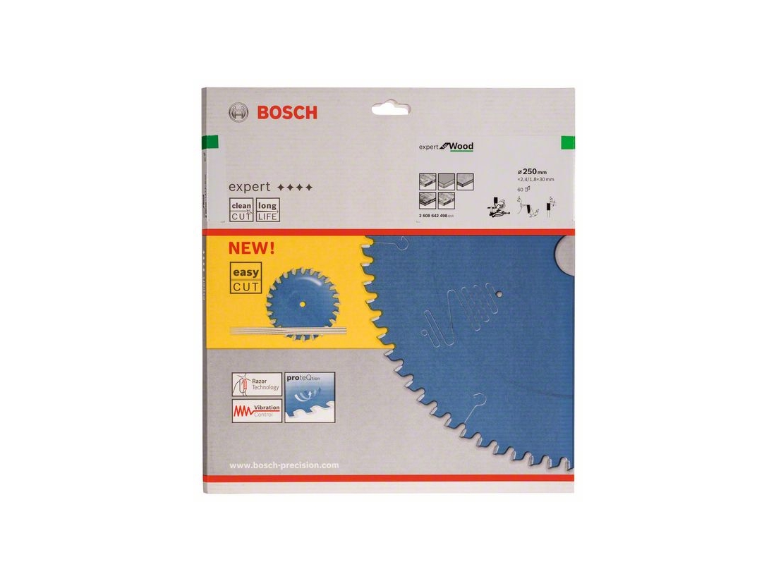 Bosch Pilový kotouč Expert for Wood 250 x 30 x 2, 4 mm, 60 PROFESSIONAL