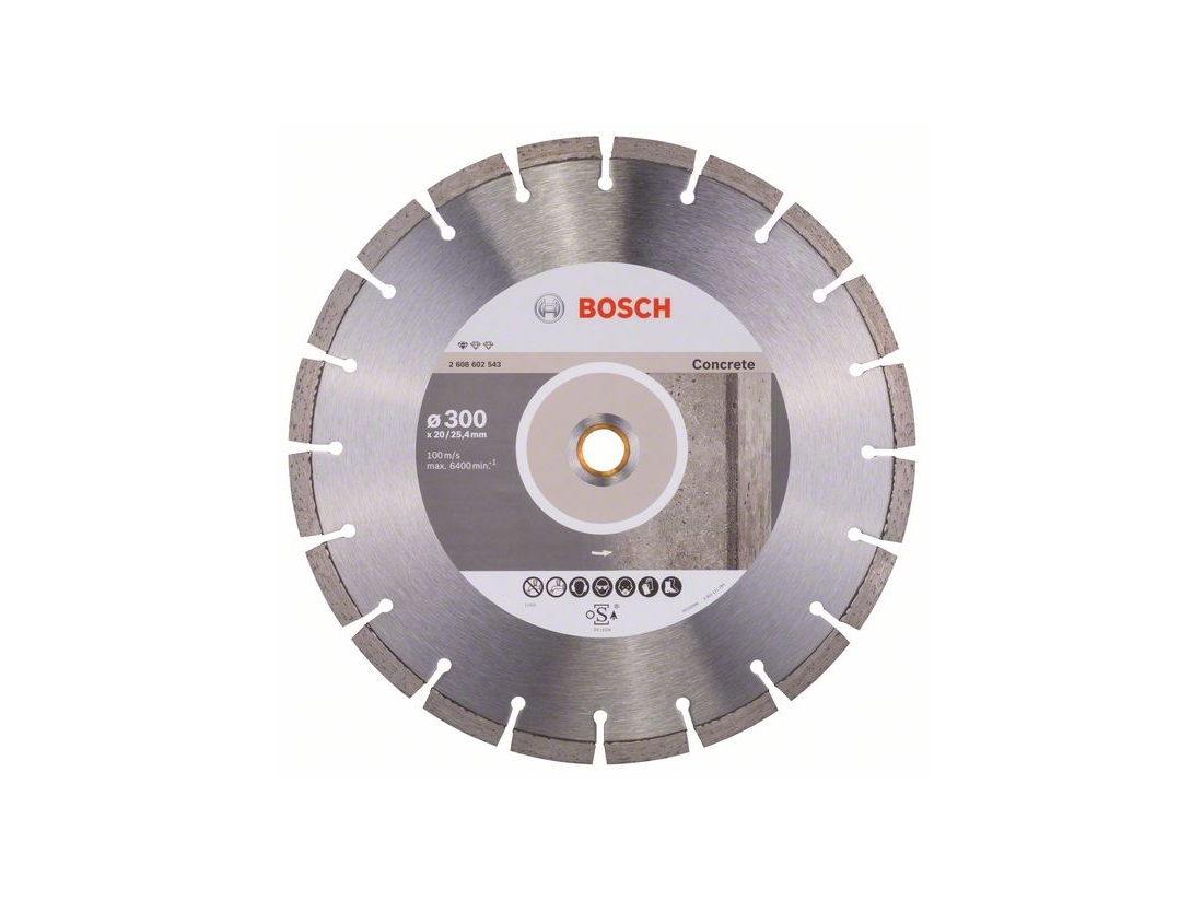 Bosch Diamantový dělicí kotouč Standard for Concrete 300 x 20/25, 40 x 2, 8 x 10 mm PROFESSIONAL