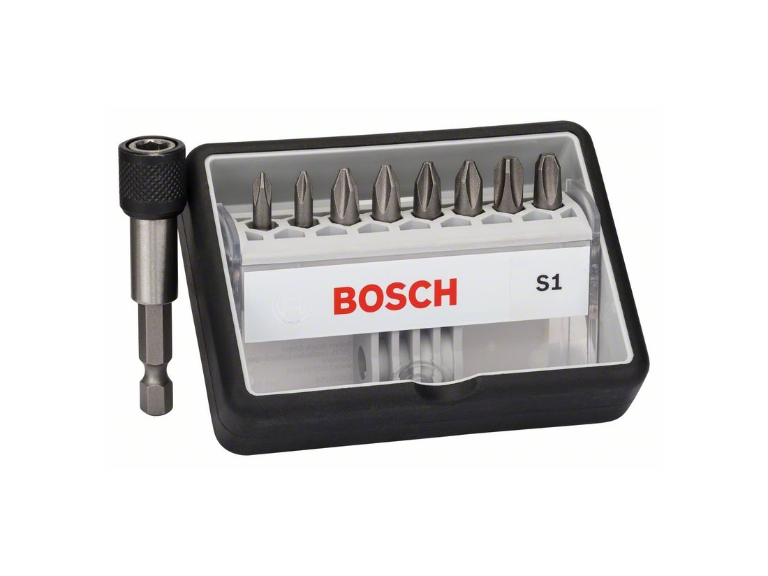 Bosch (8+1)dílná sada šroubovacích bitů Robust Line, S Extra-Hart 25 mm, (8+1)dílná sada PROFESSIONAL