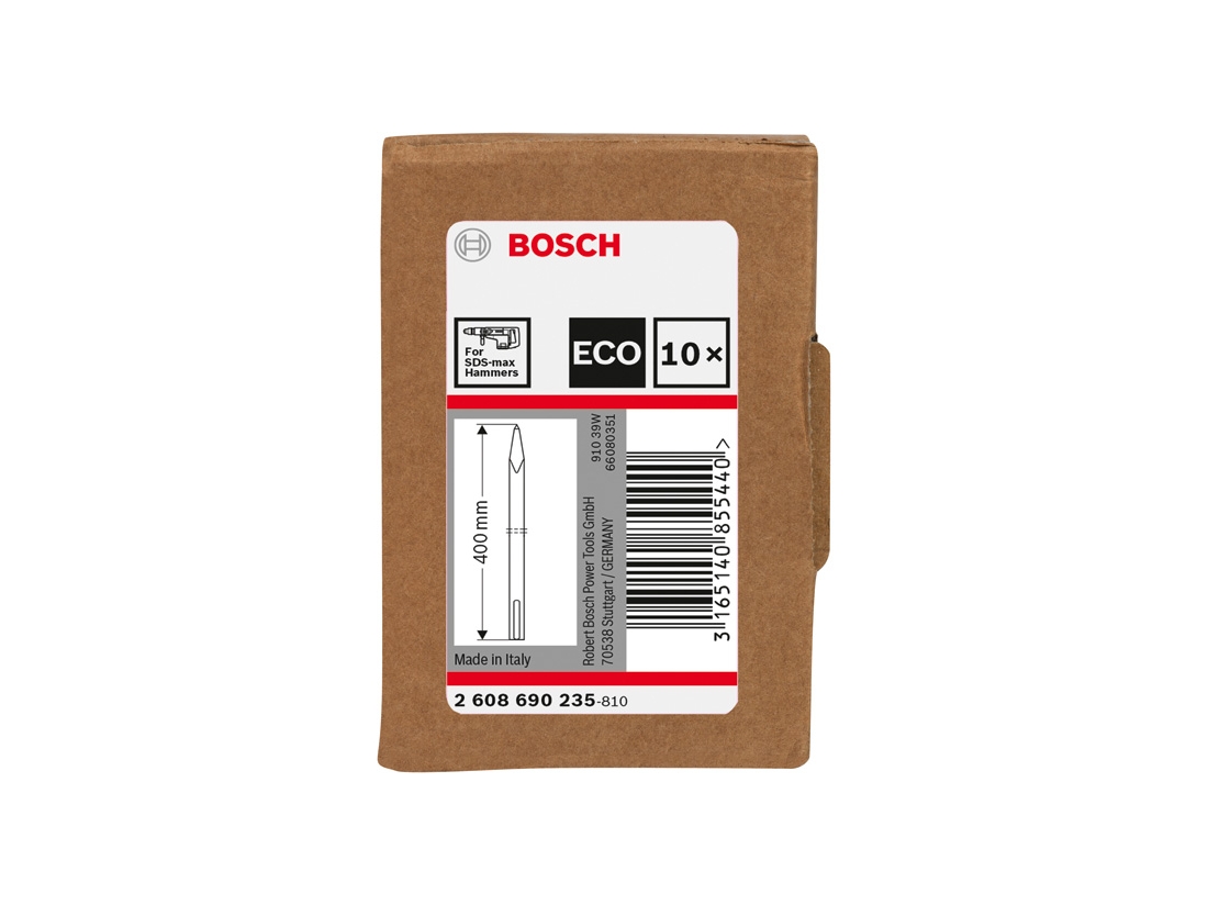 Bosch 10dílná sada 400mm špičatých sekáčů SDS-max 400 mm PROFESSIONAL