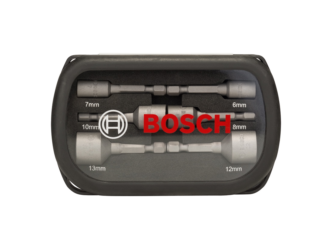 Bosch 6dílná sada nástrčných klíčů 50 mm; 6, 7, 8, 10, 12, 13 mm PROFESSIONAL