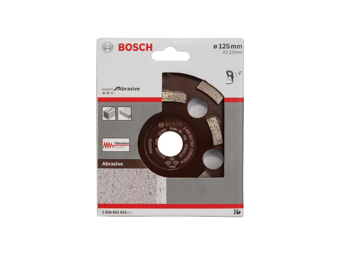 Bosch Diamantový hrncový kotouč Expert for Abrasive 125 x 22, 23 x 4, 5 mm PROFESSIONAL