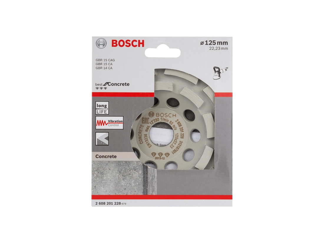 Bosch Diamantový hrncový kotouč Best for Concrete 125 x 22, 23 x 4, 5 mm PROFESSIONAL