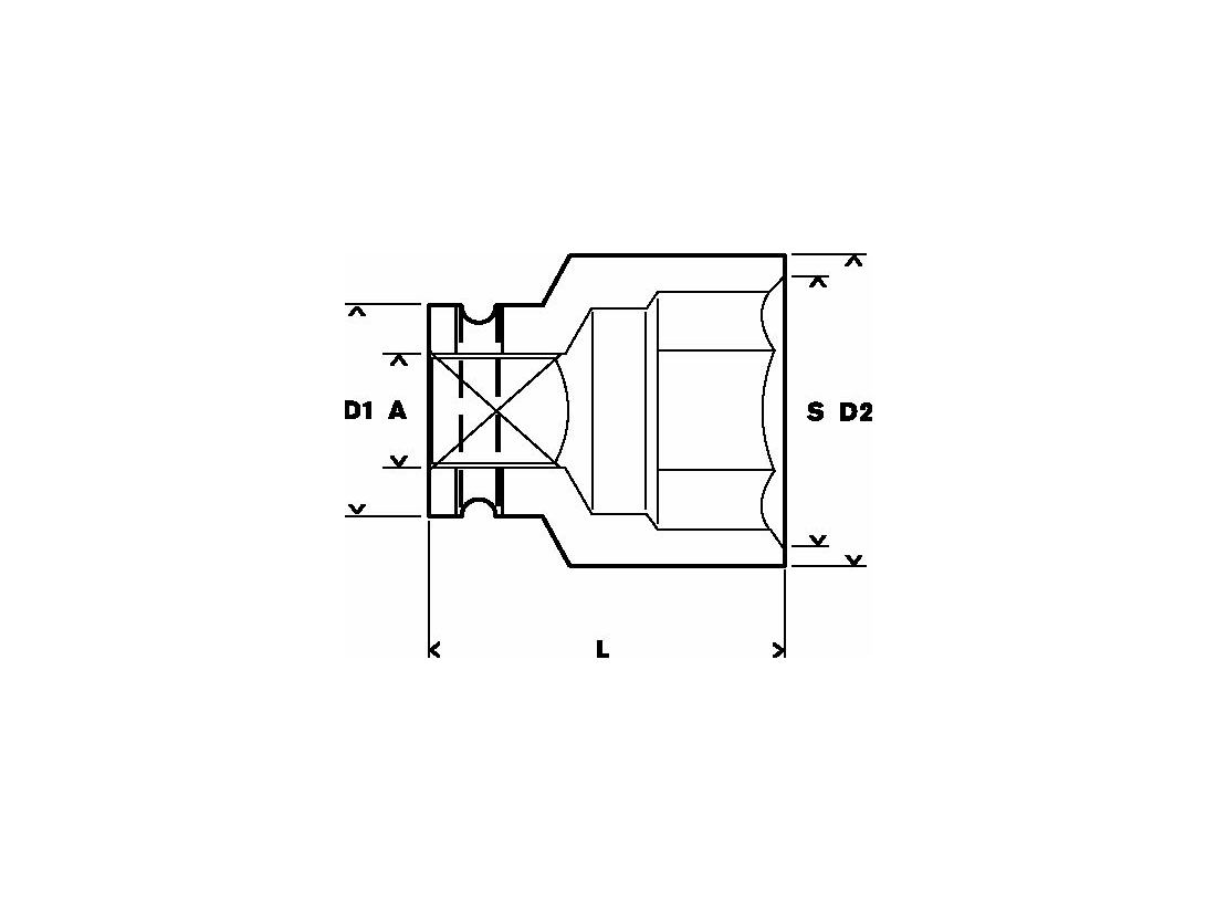 Bosch Nástrčný klíč 27 mm, 57 mm, 54 mm, M 18, 45, 5 mm PROFESSIONAL