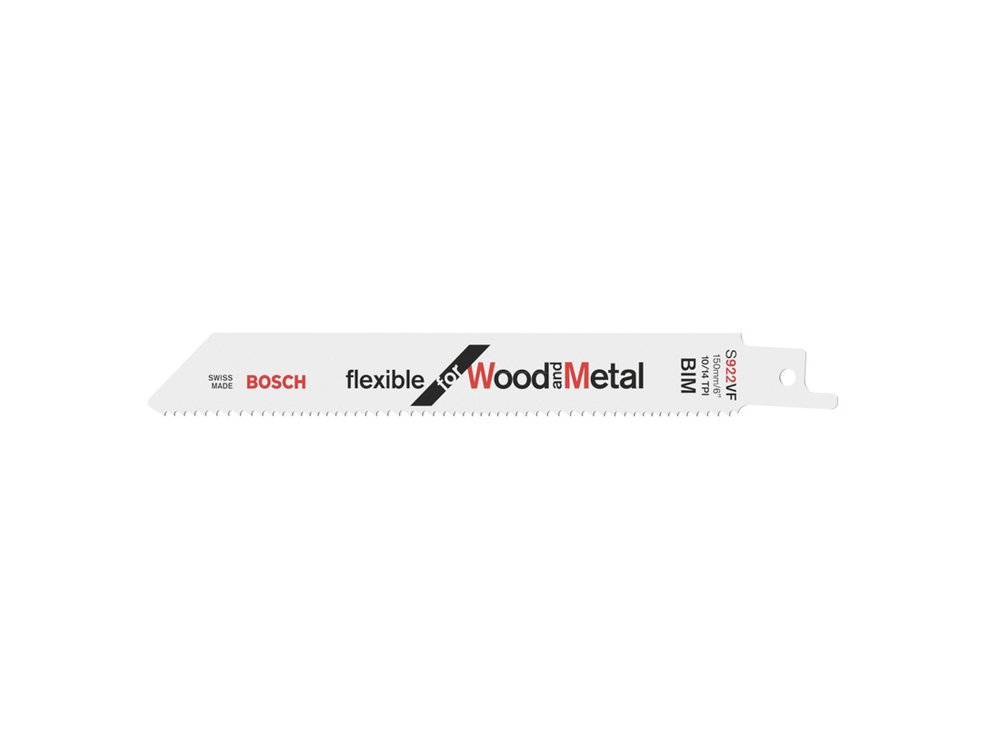 Bosch Pilový plátek do pily ocasky S 922 VF Flexible for Wood and Metal PROFESSIONAL