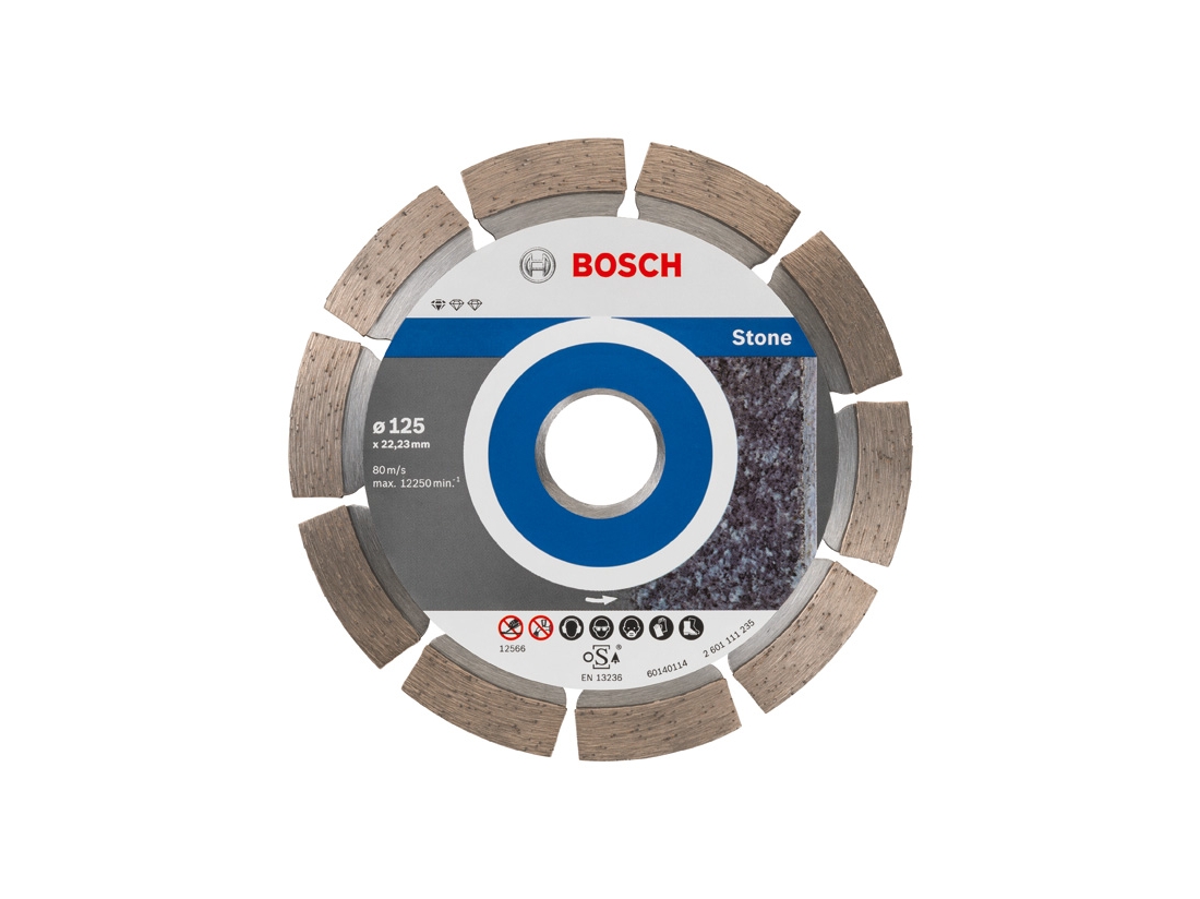 Bosch Diamantový dělicí kotouč Standard for Stone 125 x 22, 23 x 1, 6 x 10 mm PROFESSIONAL