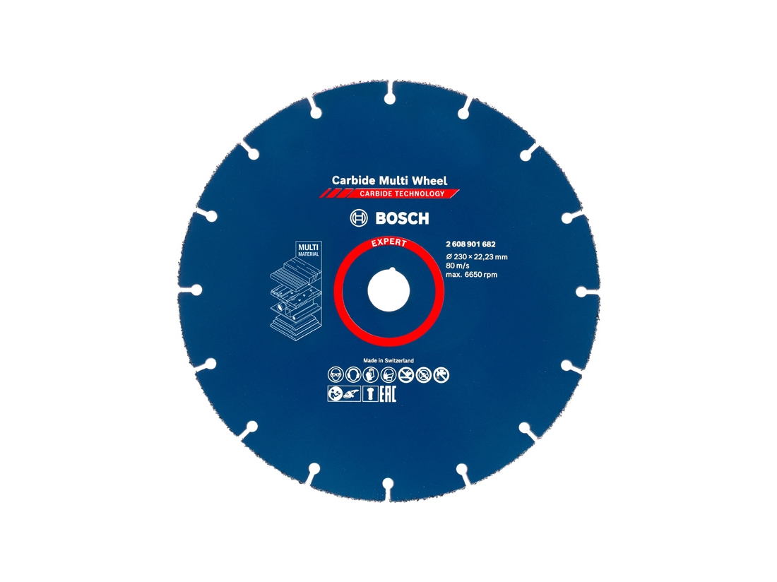 Bosch Víceúčelový řezací kotouč EXPERT Carbide Multi Wheel 230 mm