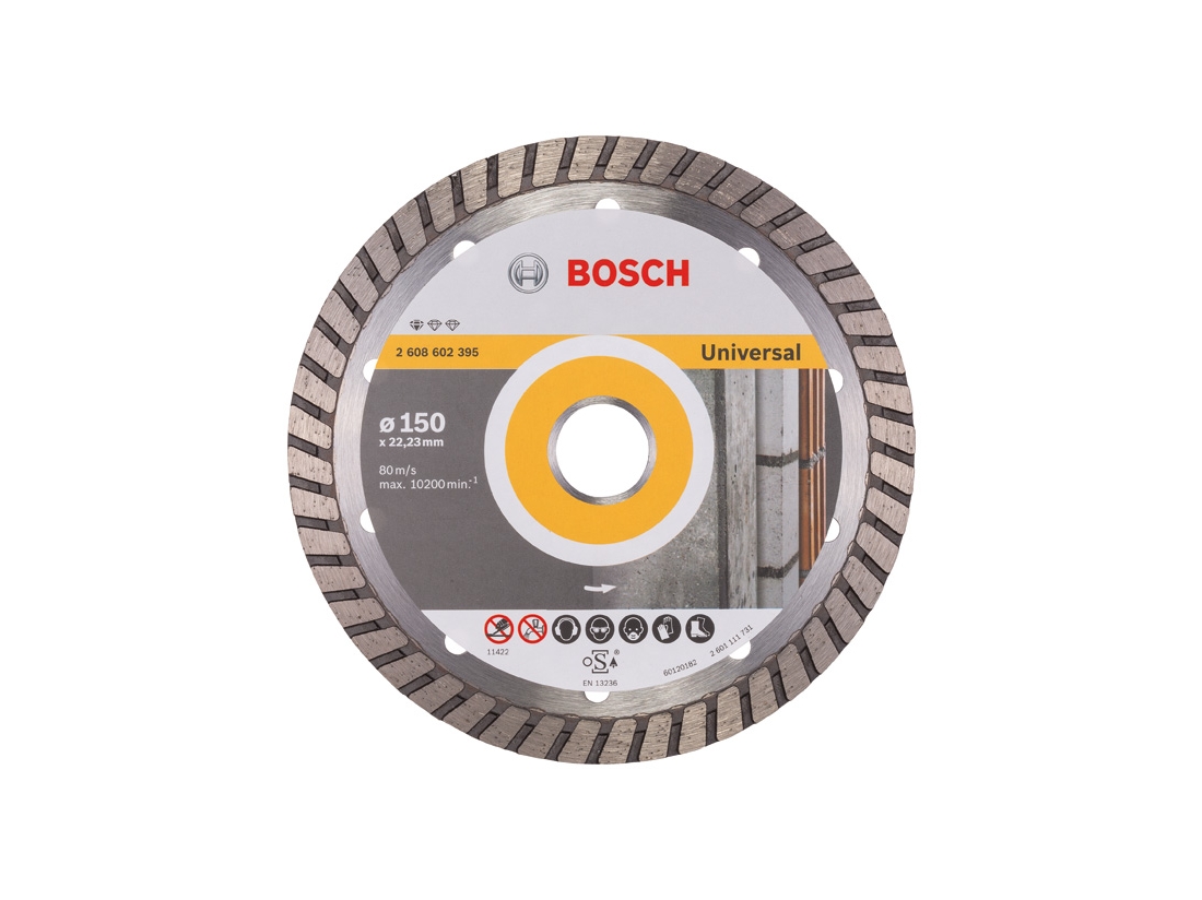 Bosch Diamantový dělicí kotouč Standard for Universal Turbo 150 x 22, 23 x 2, 5 x 10 mm PROFESSIONAL