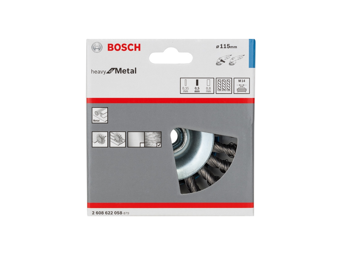 Bosch Zkosený kartáč PRO Metal heavy