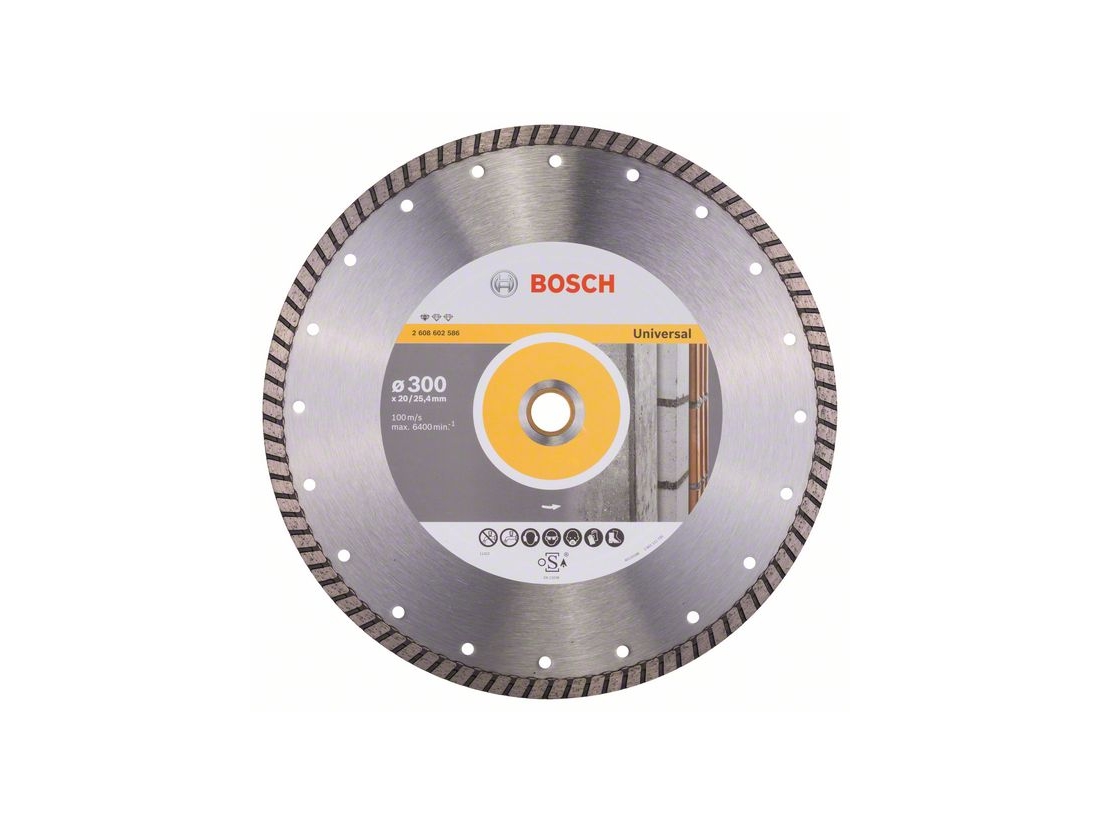 Bosch Diamantový dělicí kotouč Standard for Universal Turbo 300 x 20/25, 40 x 3 x 10 mm PROFESSIONAL