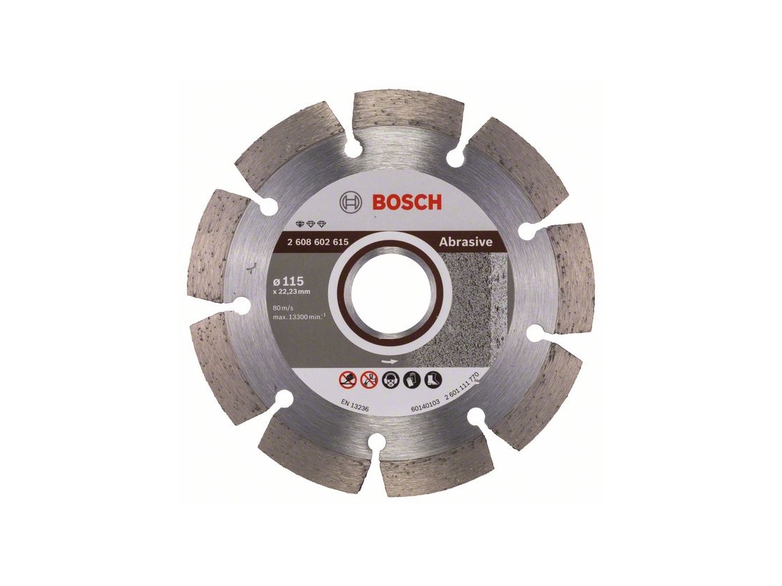 Bosch Diamantový dělicí kotouč Standard for Abrasive 115 x 22, 23 x 6 x 7 mm PROFESSIONAL