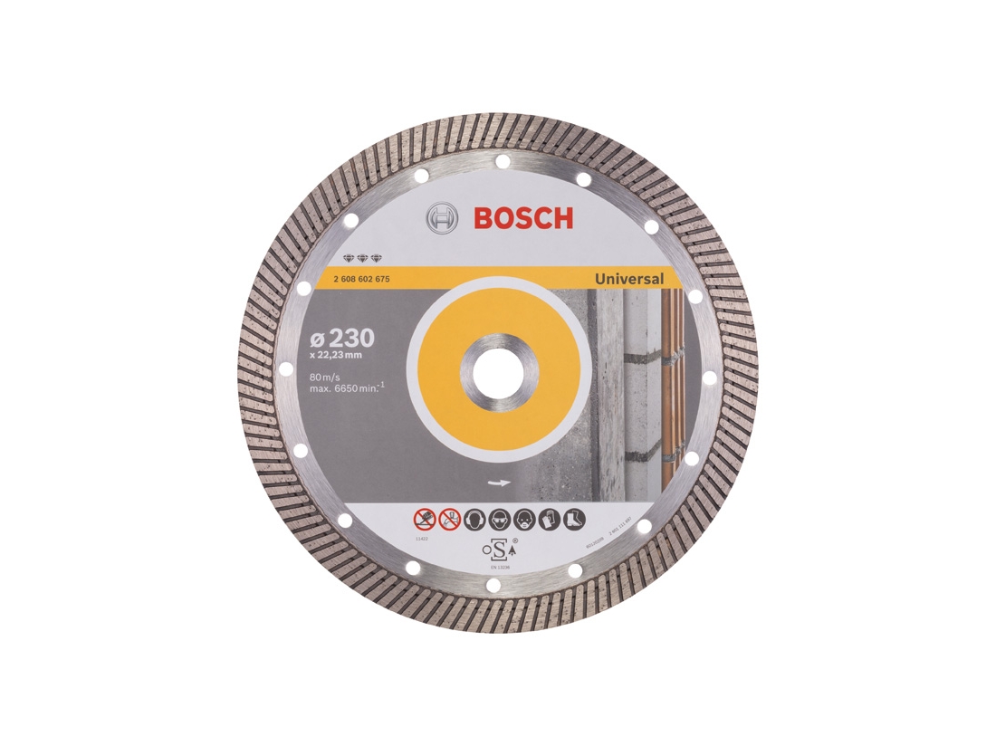 Bosch Diamantový dělicí kotouč Best for Universal Turbo 230 x 22, 23 x 2, 5 x 15 mm PROFESSIONAL