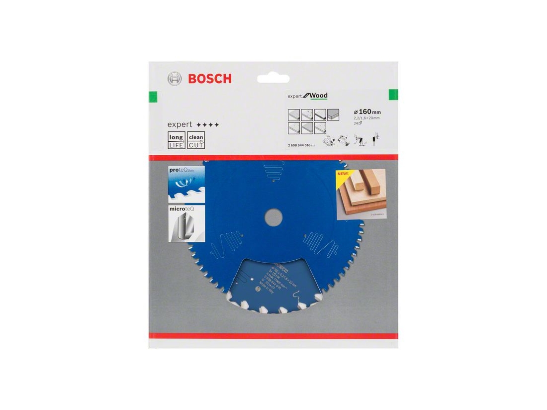 Bosch Pilový kotouč Expert for Wood 160 x 20 x 2, 2 mm, 24 PROFESSIONAL