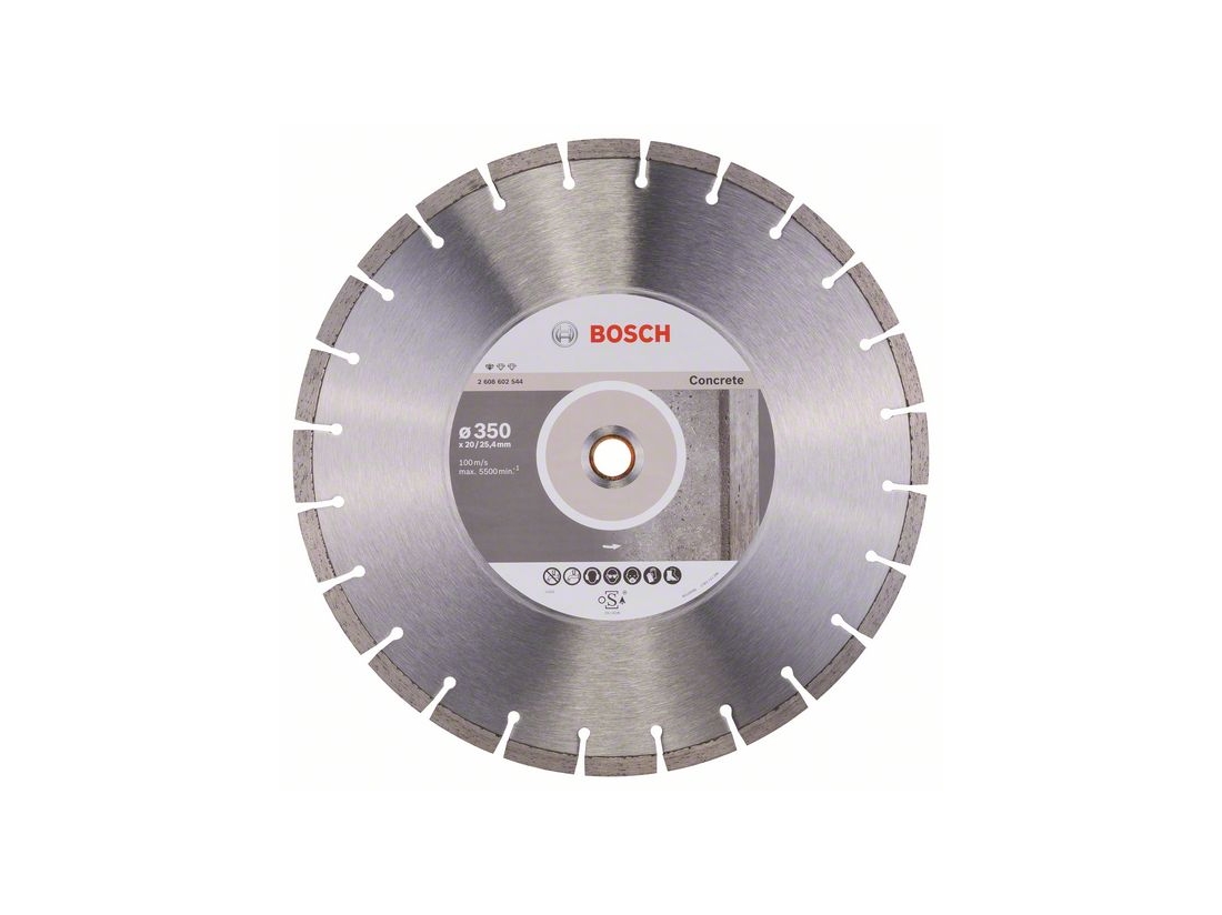 Bosch Diamantový dělicí kotouč Standard for Concrete 350 x 20/25, 40 x 2, 8 x 10 mm PROFESSIONAL