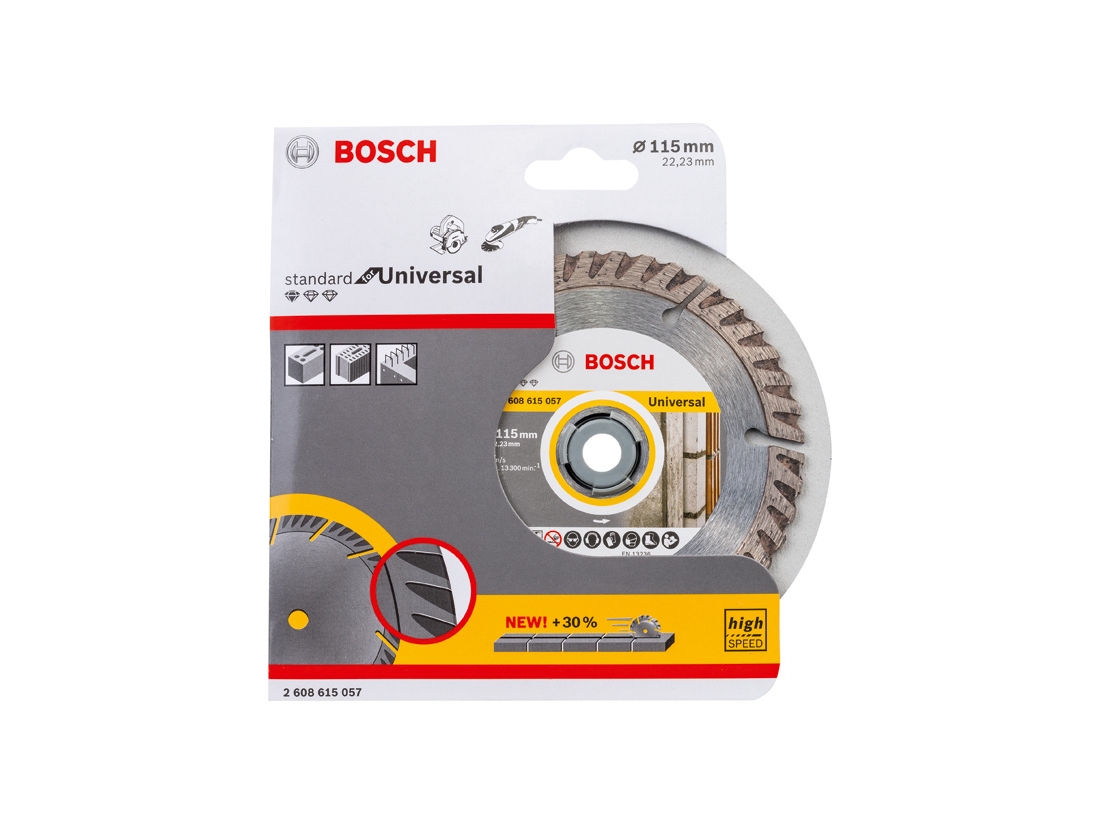 Bosch Diamantový dělicí kotouč Standard for Universal 115 × 22, 23 115x22.23x2x10 PROFESSIONAL