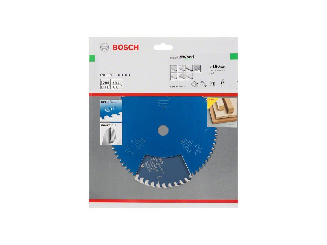 Bosch Pilový kotouč Expert for Wood 160 x 20 x 2, 6 mm, 48 PROFESSIONAL