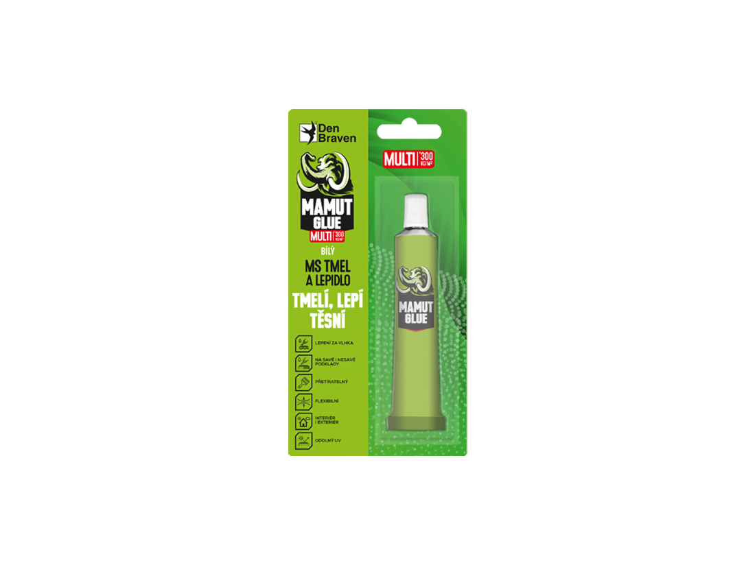 Den Braven MAMUT GLUE Multi 25 ml tuba v blistru bílá