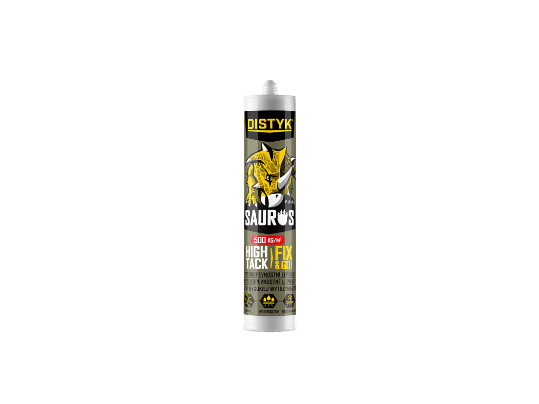 Den Braven SAURUS GLUE High Tack DISTYK Line 290 ml bílá