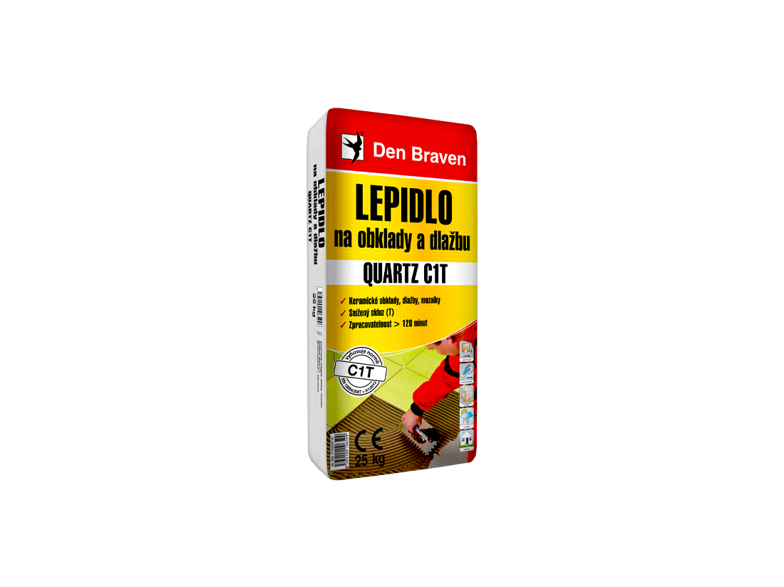 Den Braven Lepidlo na obklady a dlažbu QUARTZ C1T 25 kg pytel