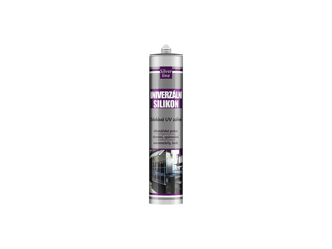 Den Braven Univerzální silikon Silver Line 280 ml bílá