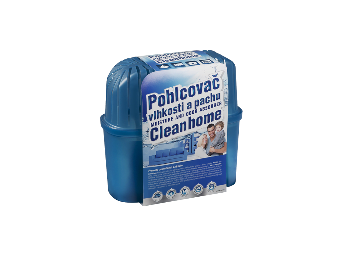 Den Braven Pohlcovač vlhkosti a pachu CLEANHOME 1000 g náhradní náplň