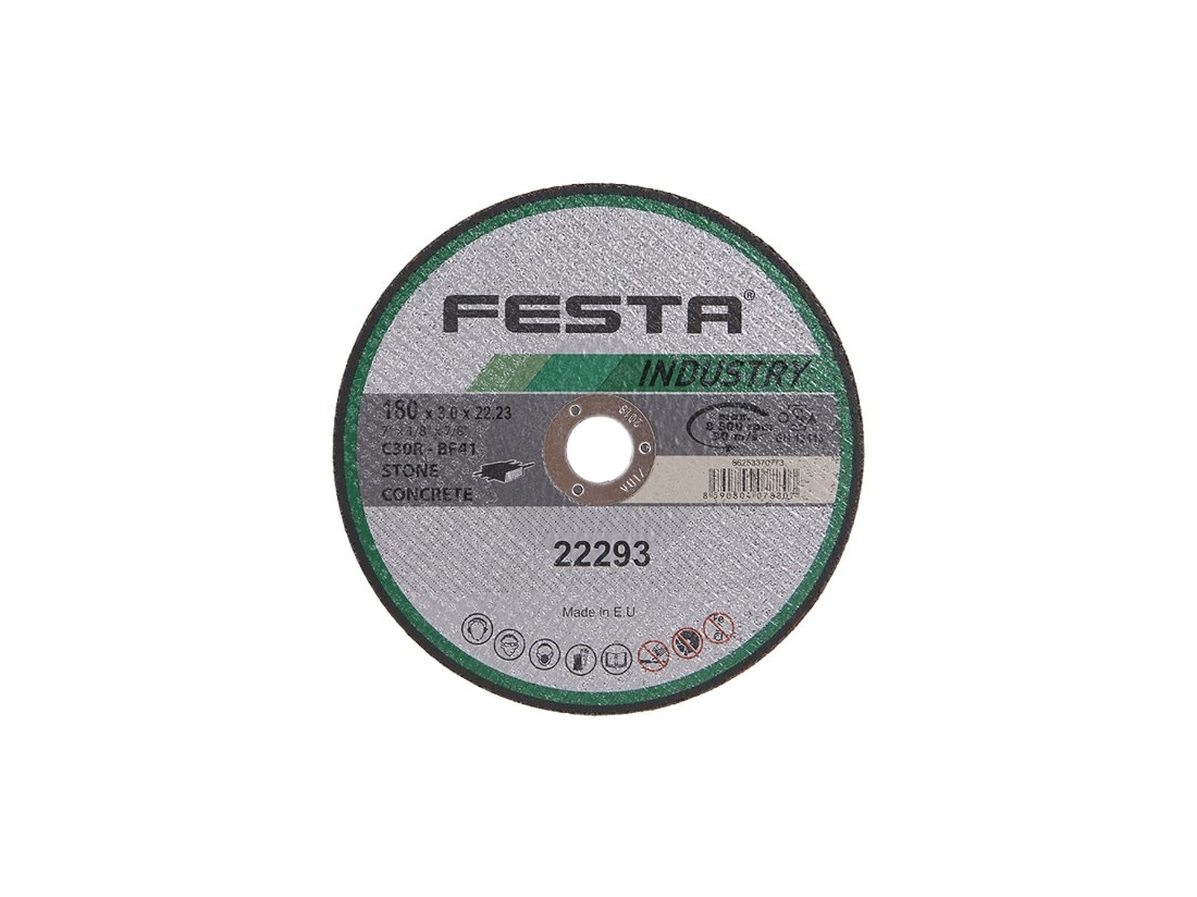 Festa Kotouč řezný  INDUSTRY na kámen 180x3x22.2mm