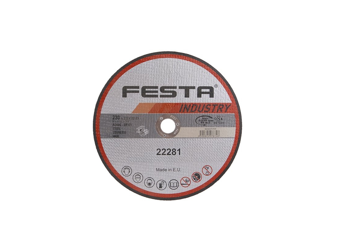 Festa Kotouč řezný  INDUSTRY na kov 230x2.5x22.2mm