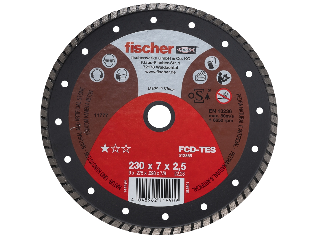 Fischer FCD-TES 230x2,5x22,2 DIA turbo na beton