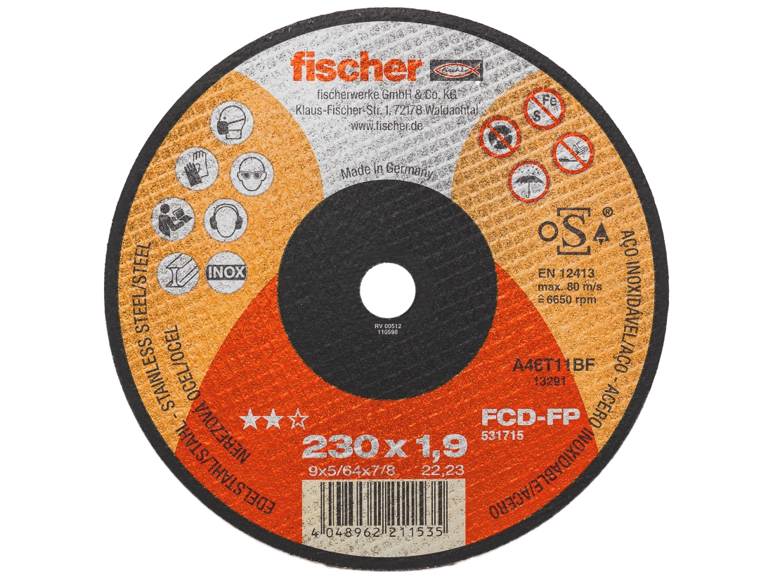 Fischer FCD-FP 230x1,9x22,23 plus