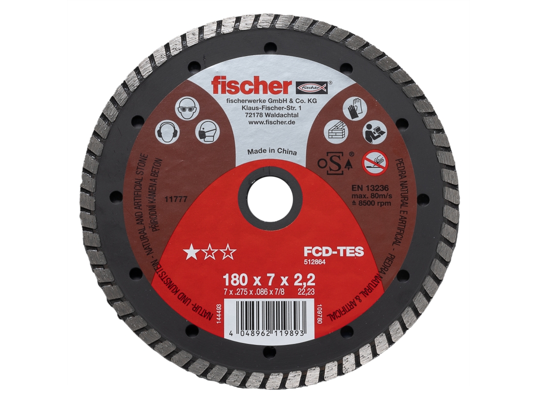 Fischer FCD-TES 180x2,2x22,2 DIA turbo na beton