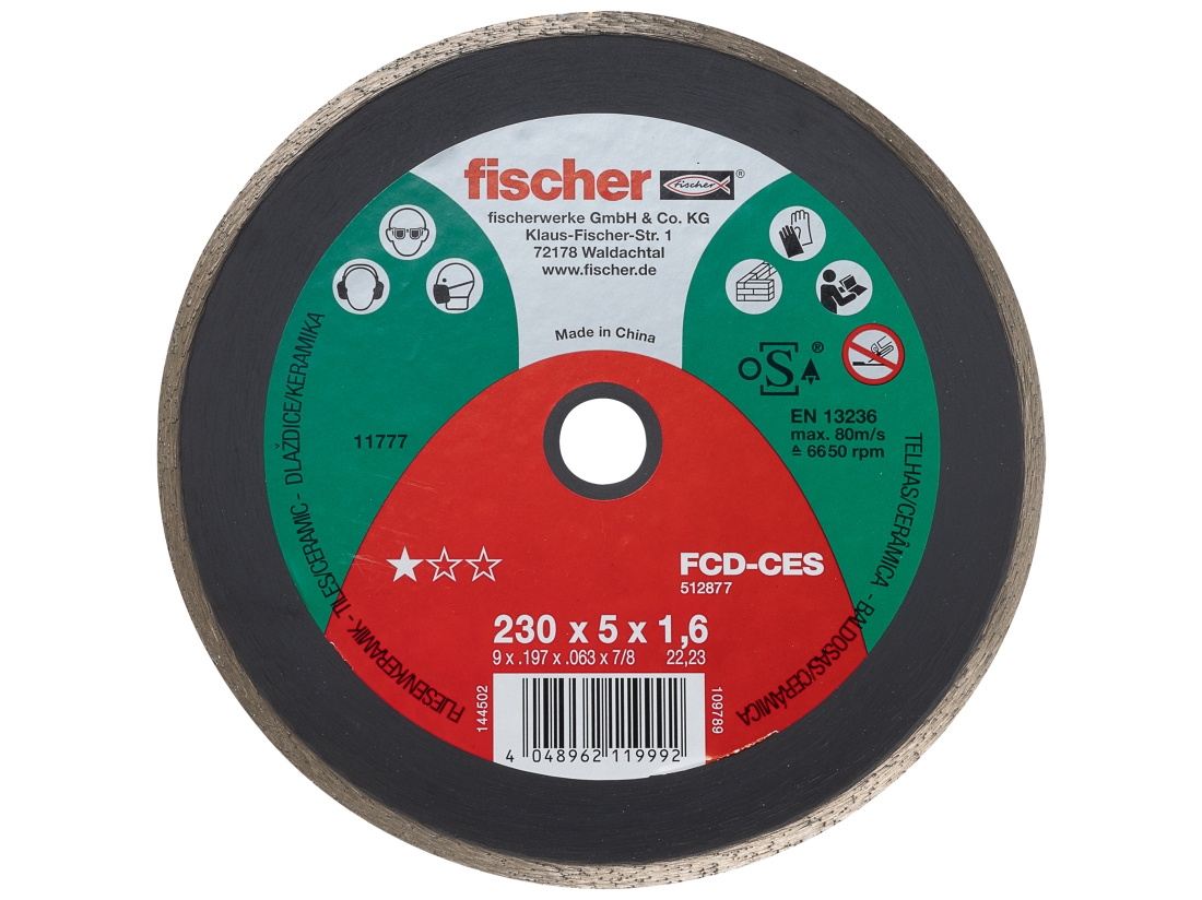 Fischer FCD-CES 230x1,6x22,23 DIA