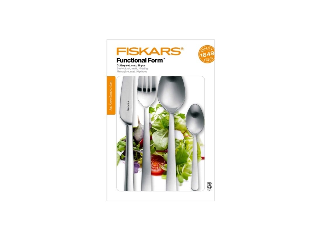 Fiskars Souprava příborů 16 ks, mat