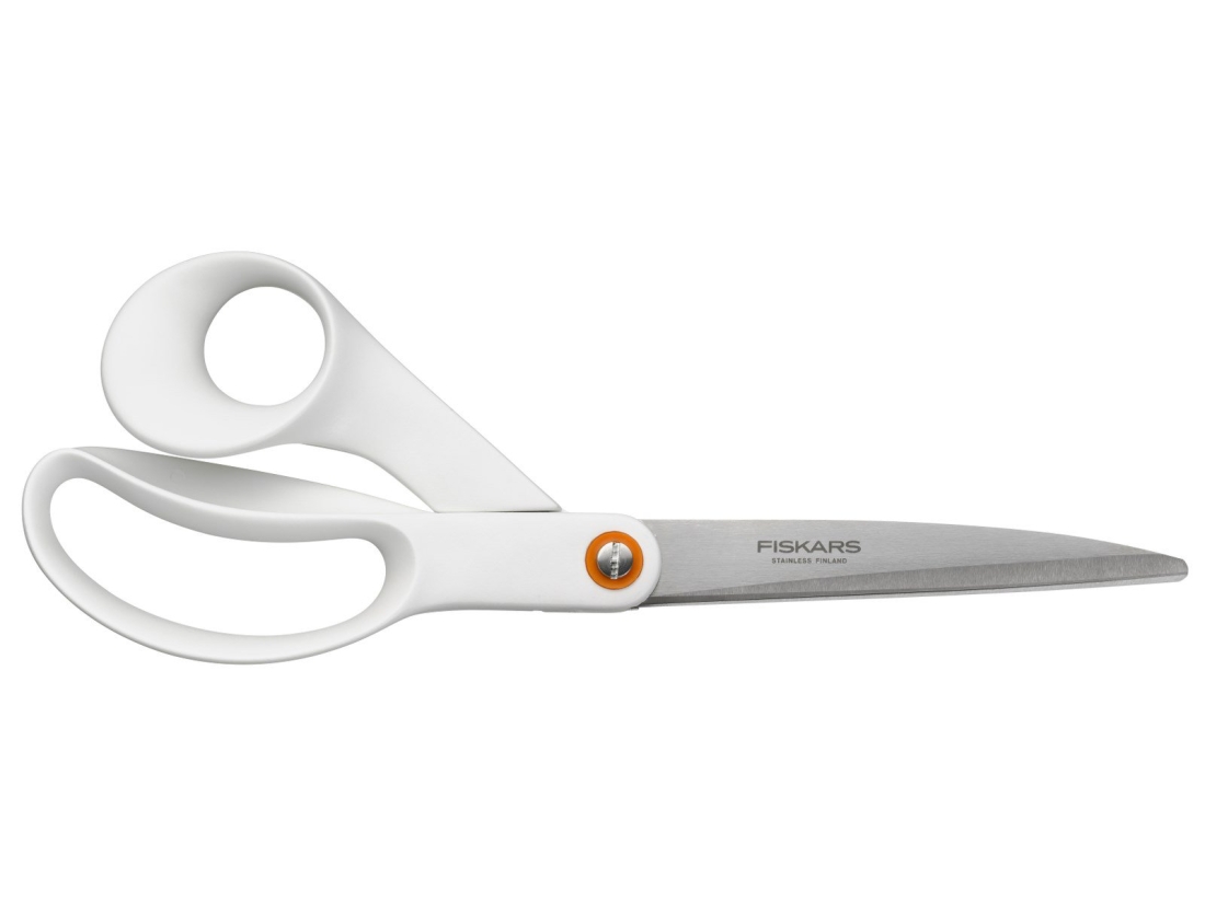 Fiskars Univerzální nůžky velké 24cm bílé