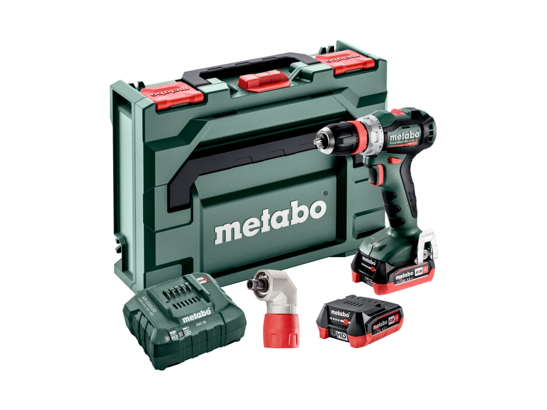 Metabo PowerMaxx BS 12 BL Q 2x4,0Ah metaBOX