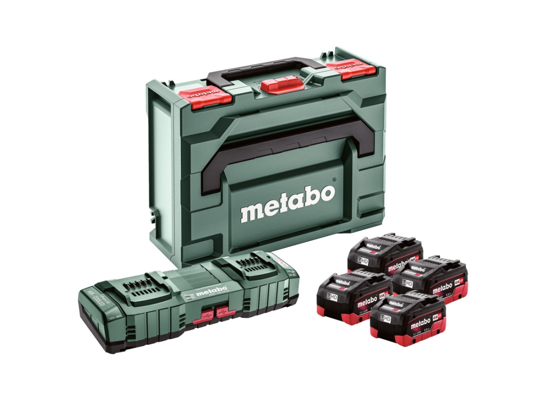 Metabo Basic-Set LiHD 4x LiHD 5.5Ah ASC 145 DUO  +  ML