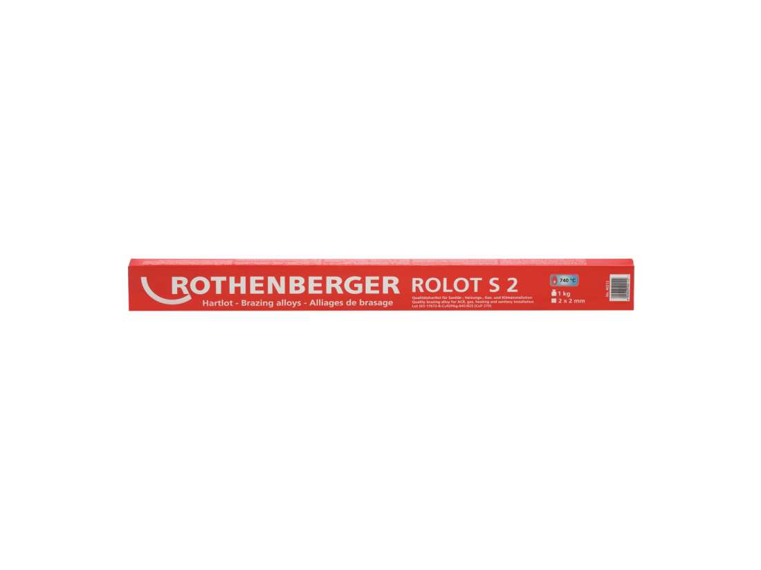 Rothenberger ROLOT S 2, iso 17672, 2x2x500 mm, 1 kg