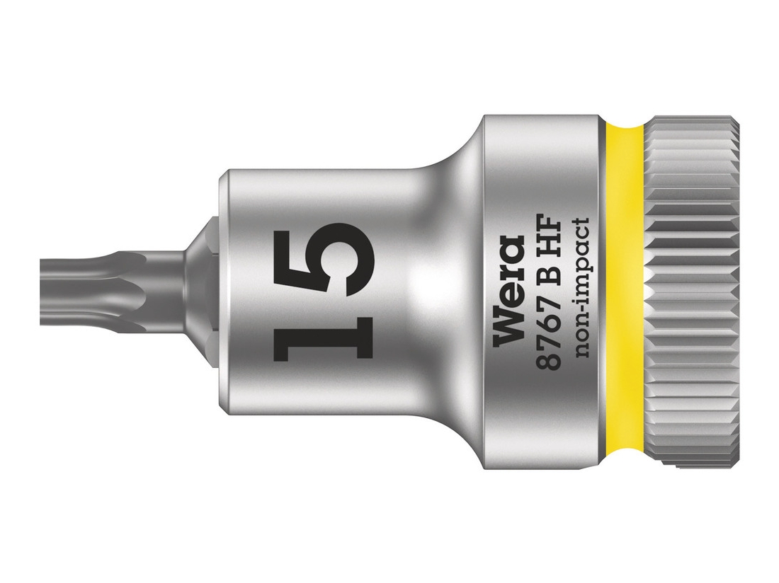 Wera 8767 B HF TORX® Zyklop zástrčný nástavec, s přidržovací funkcí, upínací čás 3/8", TX 15 x 35 mm