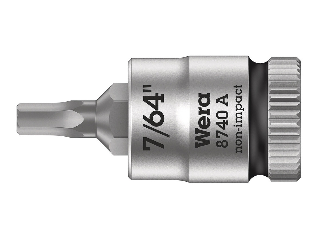 Wera 8740 A Zyklop zástrčný nástavec, upínací část 1/4", 7/64" x 28 mm