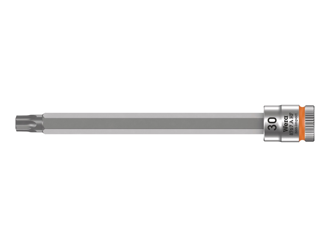 Wera 8767 A HF TORX® Zyklop zástrčný nástavec, s přidržovací funkcí, upínací část 1/4", TX 30 x 100 mm