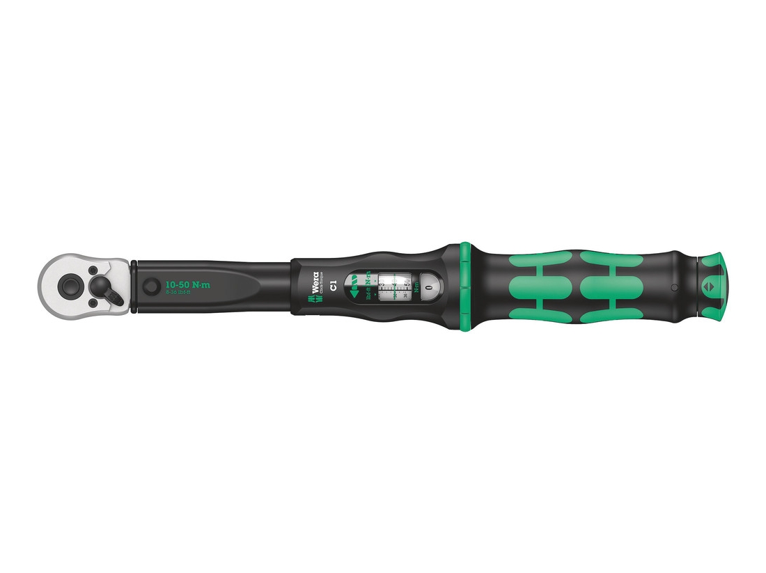 Wera Momentové klíče Click-Torque C 1 s přepínací ráčnou, 10-50 Nm, 1/2" x 10-50 Nm