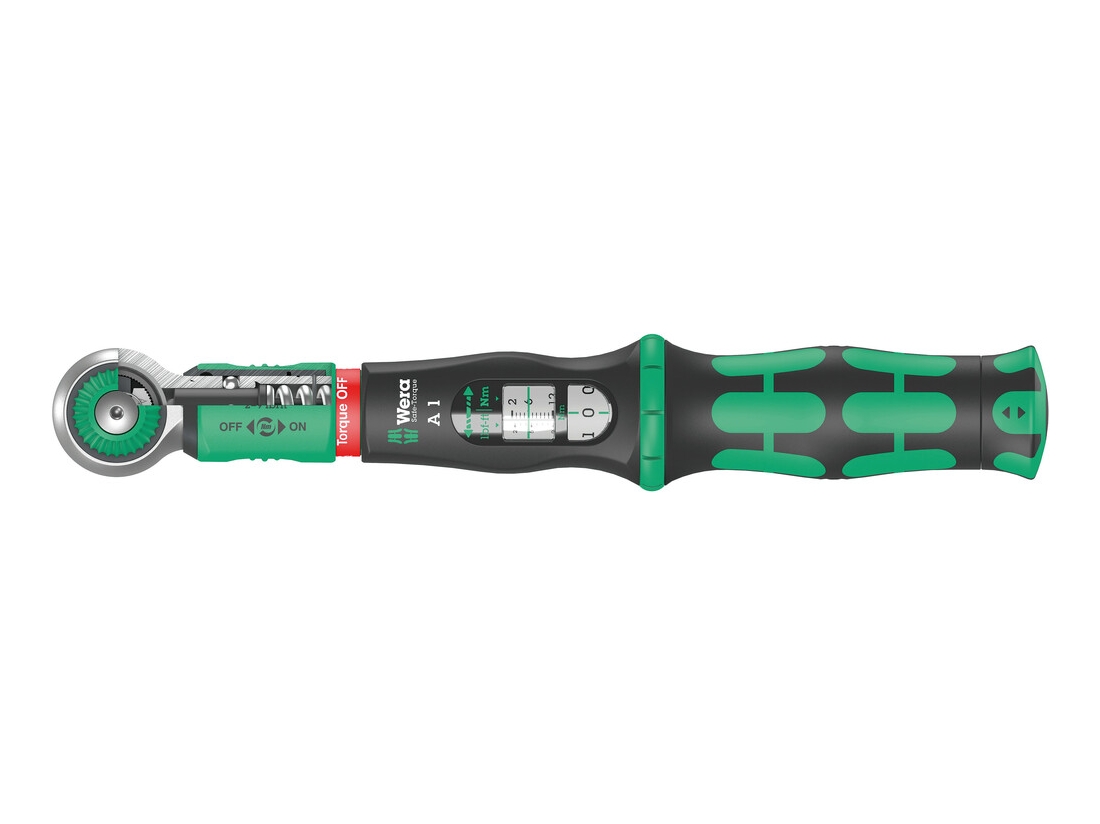 Wera Momentový klíč Safe-Torque A 1 s připojovacím rozměrem čtyřhranu 1/4", 2-12 Nm, 1/4" x 2-12 Nm