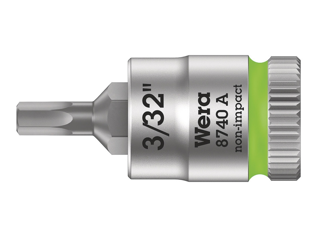 Wera 8740 A Zyklop zástrčný nástavec, upínací část 1/4", 3/32" x 28 mm