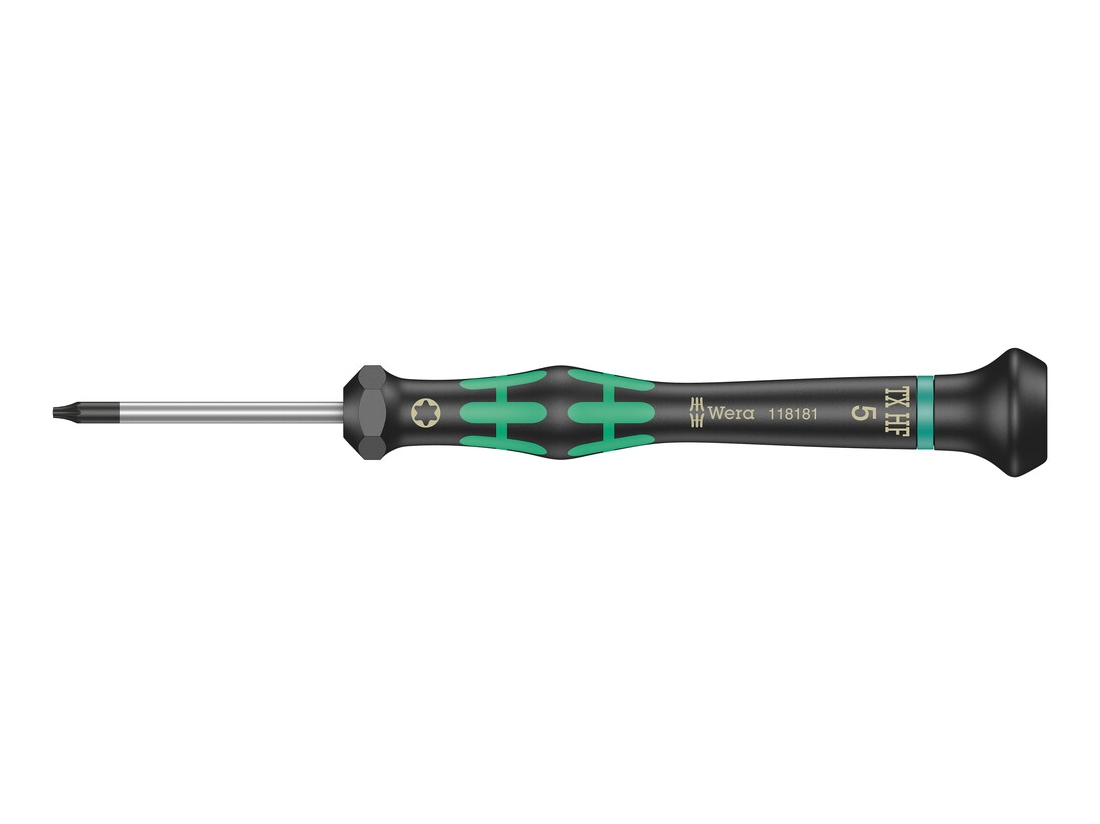 Wera 2067 TORX® HF Šroubováky s přidržovací funkcí k použití v elektronice, TX 5 x 40 mm