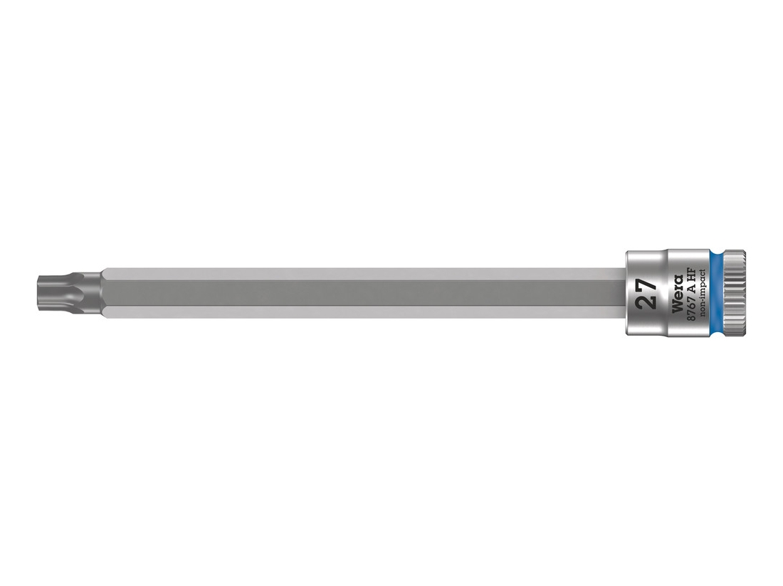 Wera 8767 A HF TORX® Zyklop zástrčný nástavec, s přidržovací funkcí, upínací část 1/4", TX 27 x 100 mm