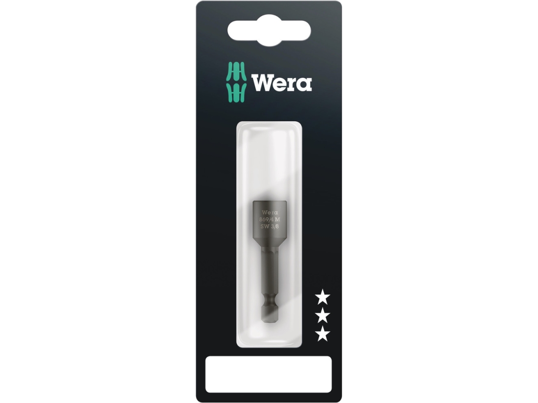 Wera 869/4 M SB Nástavce nástrčných klíčů, magnetické, 3/8" x 50 mm