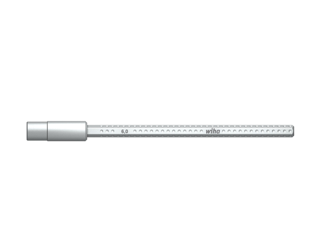 Wiha Výměnný dřík SYSTEM 6 Šestihranný nástrčný klíč 150 mm, 6.0 mm