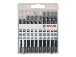 Bosch 10dílná sada pilových plátků pro kmitací pily Basic for Wood T 119 BO (2x); T 119 B (4x); T 111 C (4x) PROFESSIONAL