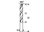 Bosch Vrtáky do kovu HSS-TiN, DIN 338 8 x 75 x 117 mm PROFESSIONAL